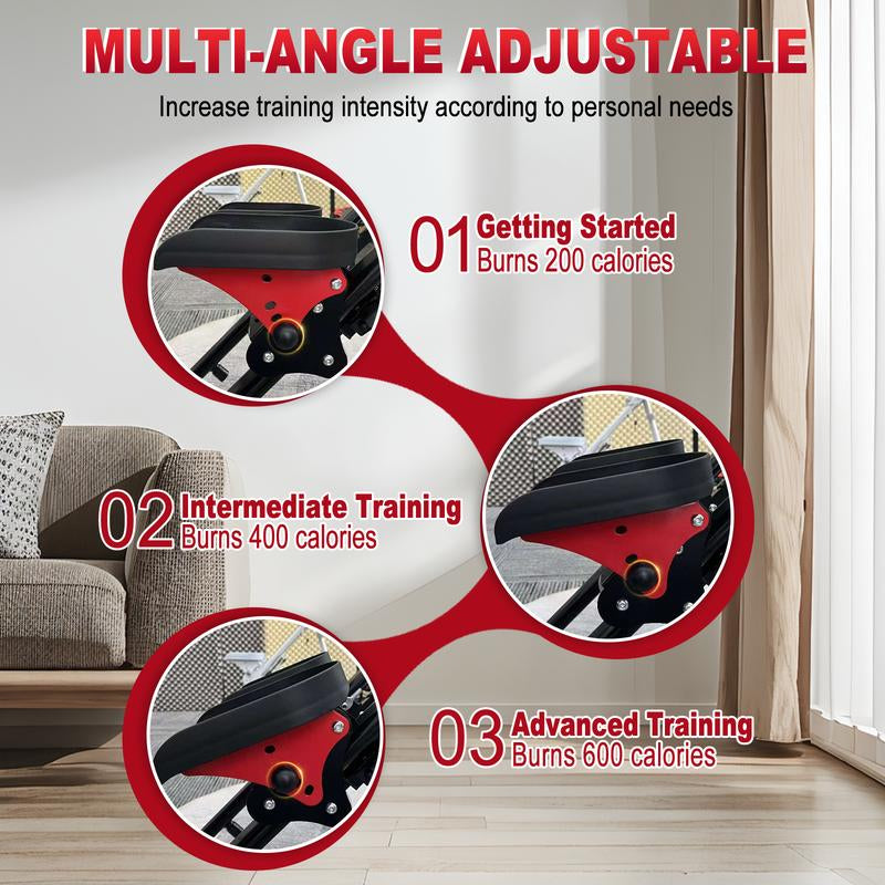 The ONLY Folding Climbing Machine NEEDED – Multi Angle Adjustable Resistance, 300LB Capacity