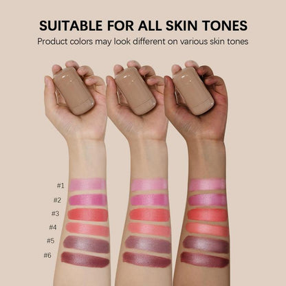 Long-Lasting Waterproof Blush Stick Set – Highly Pigmented & Silky Finish