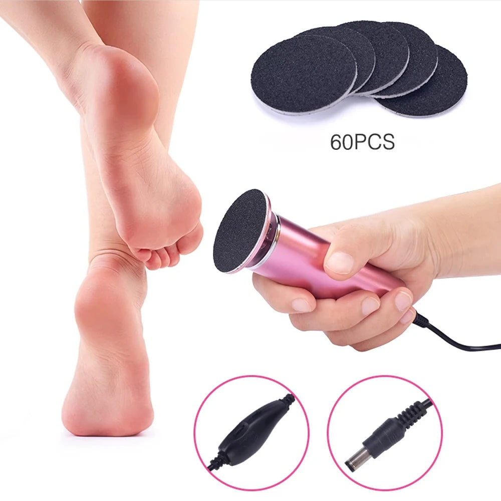 Electric Pedicure Tool – Callus Remover with Replacement Sandpaper