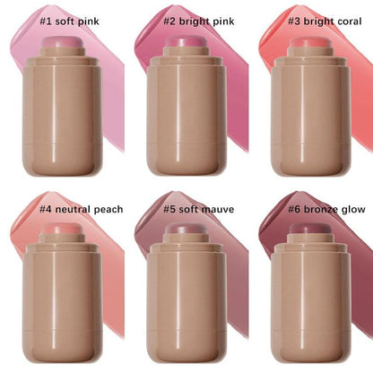 Long-Lasting Waterproof Blush Stick Set – Highly Pigmented & Silky Finish