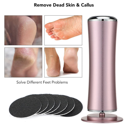 Electric Pedicure Tool – Callus Remover with Replacement Sandpaper