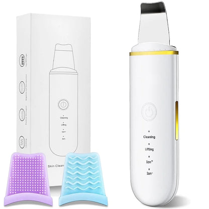 4-Mode Face Spatula: Pore Cleaner & Blackhead Remover for Deep Facial Cleansing