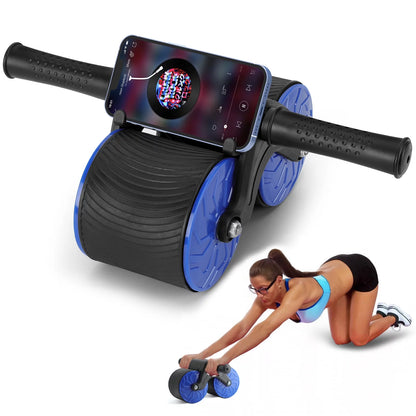 Ab Roller Wheel – Automatic Rebound Core Trainer for Home Gym