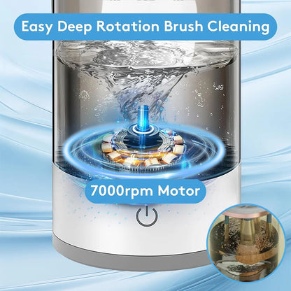 Electric USB Makeup Brush Cleaner – Portable Automatic Rotary Washer"