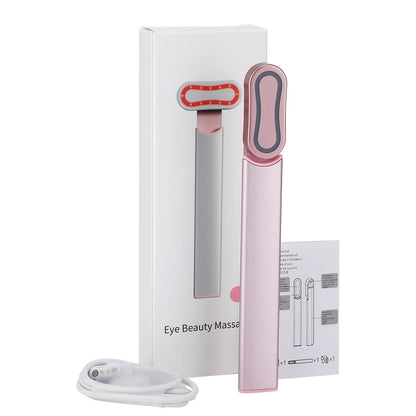 EMS Microcurrent Face Lifting Wand: Red Light Skin Tightening & Anti-Wrinkle Massager for Face, Eyes, and Neck