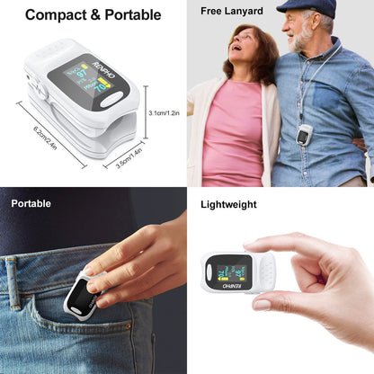 Fingertip Pulse Oximeter – SpO2 & Heart Rate Monitor with OLED Display
