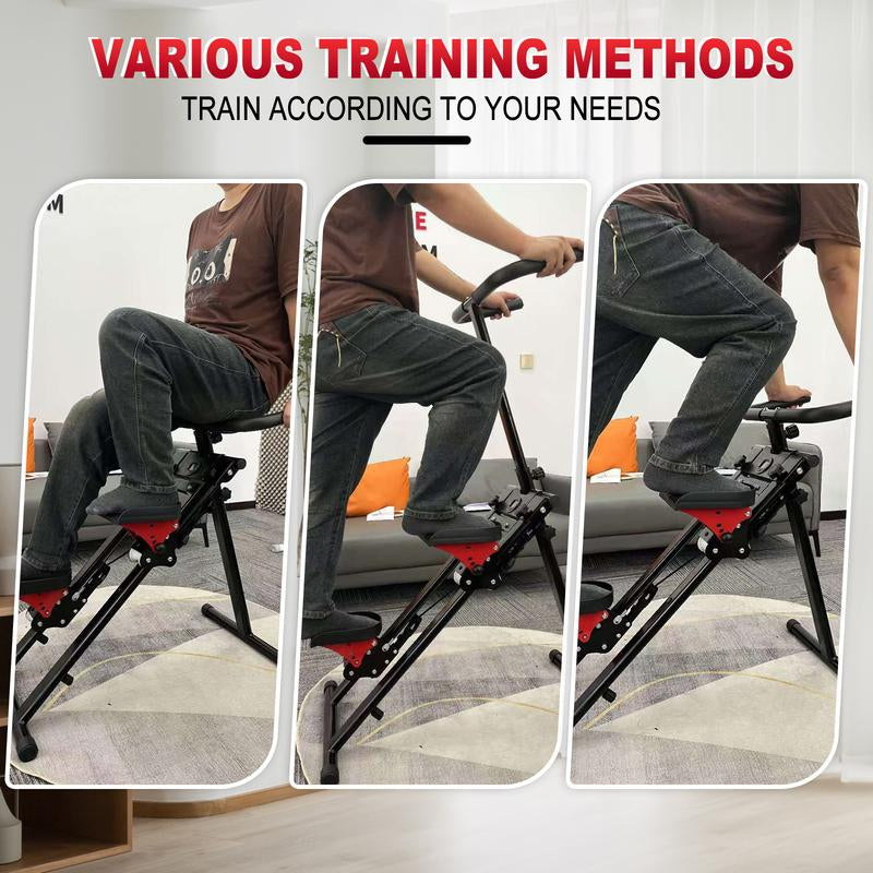 The ONLY Folding Climbing Machine NEEDED – Multi Angle Adjustable Resistance, 300LB Capacity