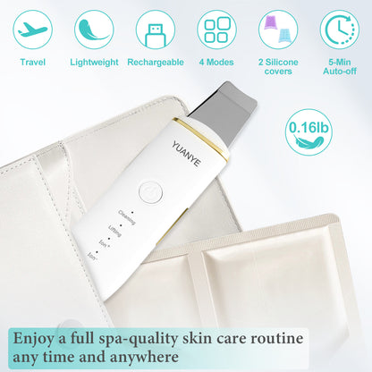 4-Mode Face Spatula: Pore Cleaner & Blackhead Remover for Deep Facial Cleansing